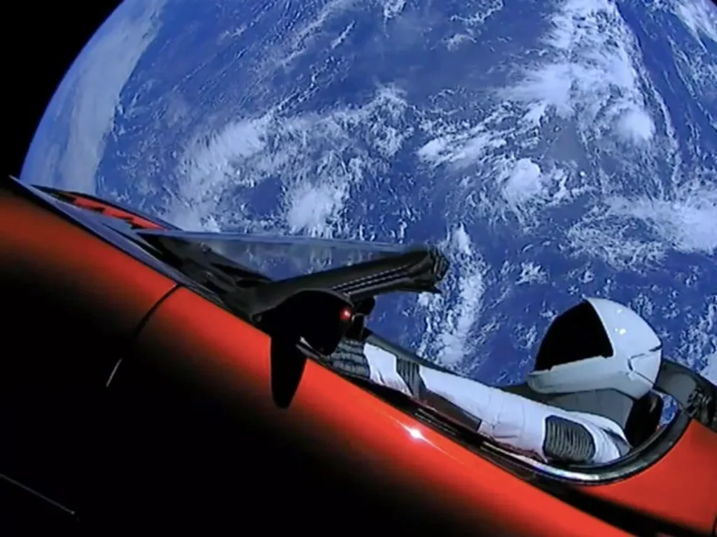 Tesla Roadster Espacial