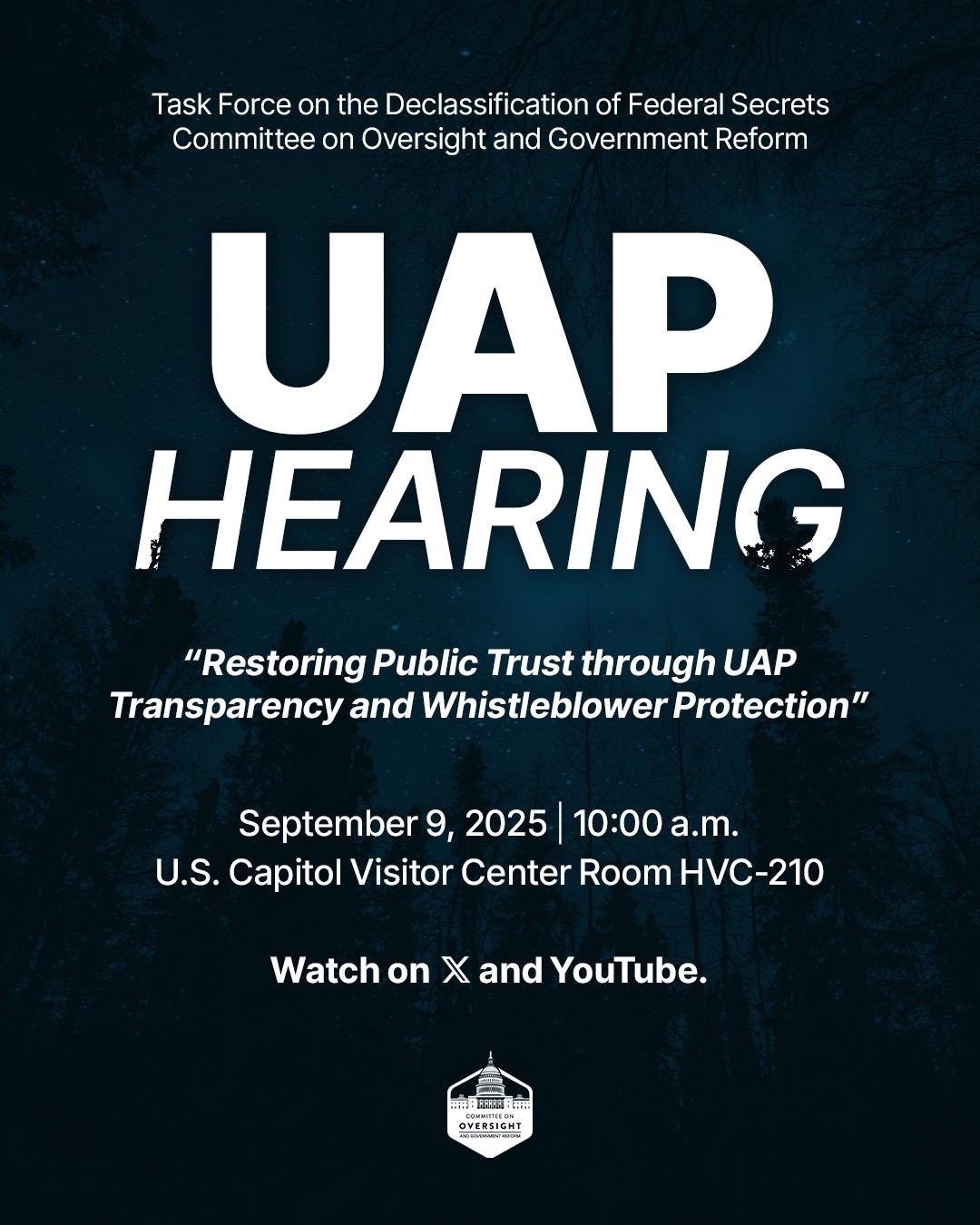 Audiencia UAP 2025