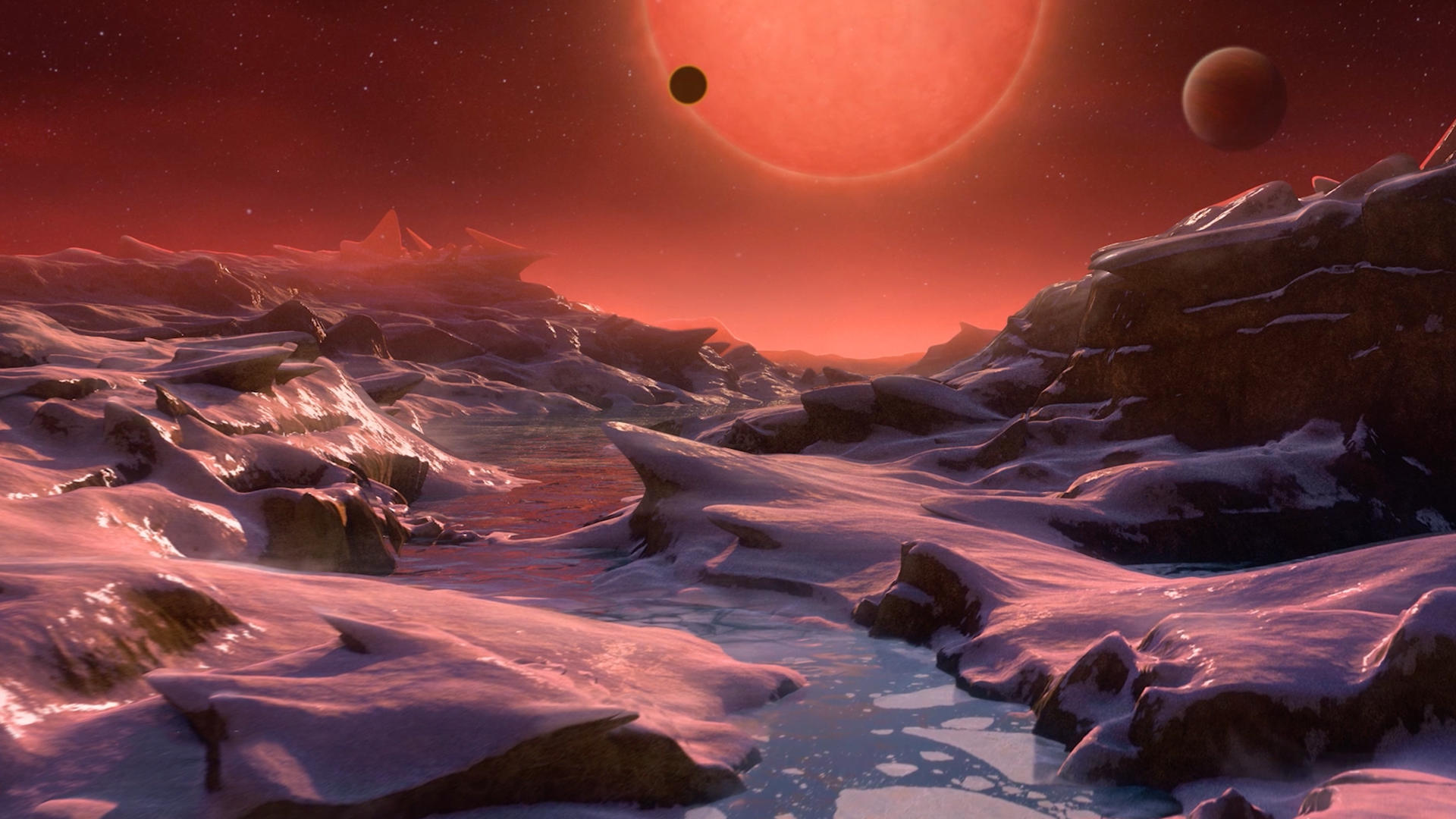PAISAJE EN TRAPPIST-1